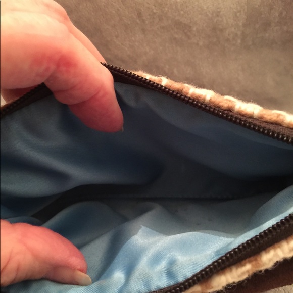 Vintage Coach Hampton Tweed Wristlet - Picture 6 of 6